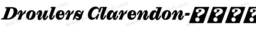 Droulers Clarendon字体转换